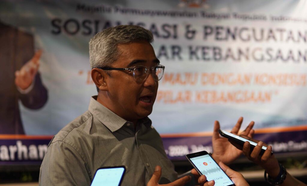 Anggota MPR RI Muhammad Farhan Gelar Sosialisasi Konsensus 4 Pilar Kebangsaan Di Bandung